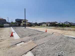 倉敷市田ノ上の分譲地　もうすぐ造成完了しまーす